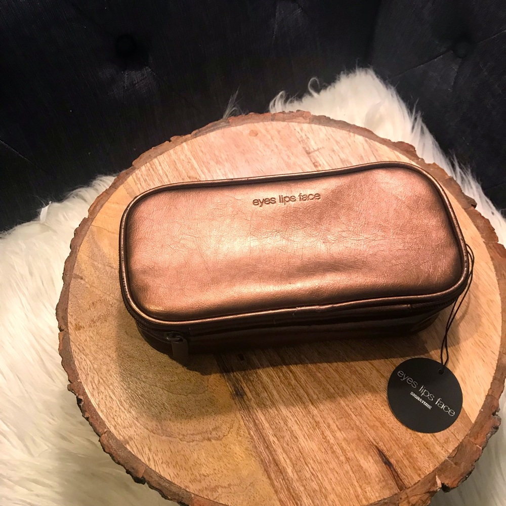 ELF brand Make-Up Case - bronze color